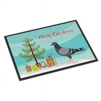 Caroline's Treasures BB9318MAT Racing Pigeon Christmas Door Mat, Indoor Rug or Outdoor Welcome Mat 18x27 Doormat , 27"L