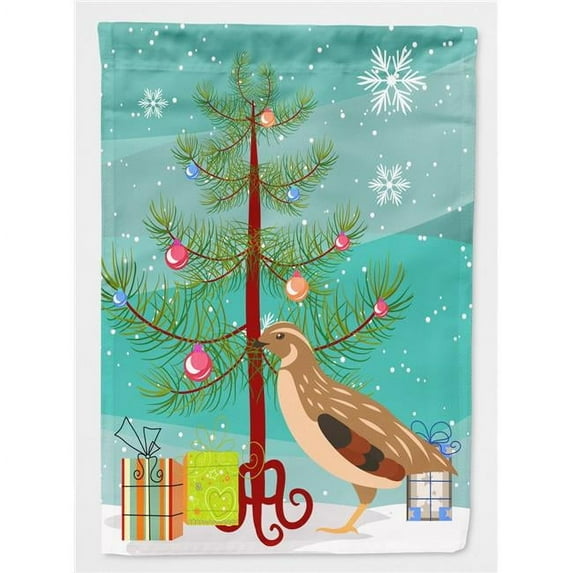Caroline's Treasures BB9322GF Golden Phoenix Quail Christmas Flag Garden Size , Small, multicolor