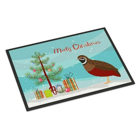 Carolines Treasures BB9323MAT Chinese Painted or King Quail Christmas Indoor or Outdoor Mat, 18 x 27 in.