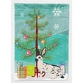 thumbnail image 1 of Caroline's Treasures BB9328GF English Spot Rabbit Christmas Flag Garden Size , Small, multicolor, 1 of 2