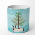 thumbnail image 1 of Carolines Treasures BB9334CDL 3.75 x 3.25 in. Unisex California White Rabbit Christmas 10 oz Decorative Soy Candle, Teal, 1 of 5