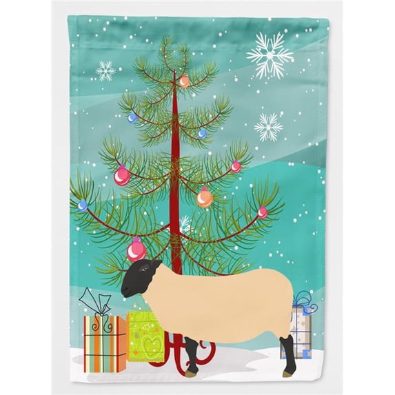 Caroline's Treasures BB9339GF Suffolk Sheep Christmas Flag Garden Size , Small, multicolor