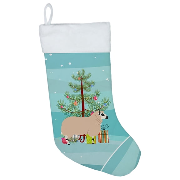 Carolines Treasures BB9346CS Kerry Hill Sheep Christmas Christmas Stocking  Large multicolor