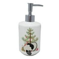 thumbnail image 1 of Carolines Treasures BB9355SOAP 7 x 3.5 in. Unisex Royal Palm Turkey Christmas Ceramic Soap Dispenser, Teal, 1 of 1