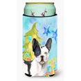 thumbnail image 1 of Carolines Treasures BB9407TBC Black White French Bulldog Christmas Tall Boy Beverage Insulator Hugger  Tall Boy, 1 of 1