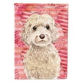 thumbnail image 1 of Carolines Treasures BB9480GF Champagne Cockapoo Love Flag Garden Size, 1 of 5
