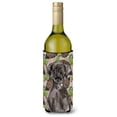 thumbnail image 1 of Carolines Treasures BB9573LITERK Black Labrador Pine Cones Wine Bottle Beverge Insulator Hugger  Wine Bottle multicolor, 1 of 1