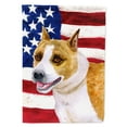 thumbnail image 1 of Carolines Treasures BB9644GF American Staffordshire Patriotic Flag Garden Size  Small multicolor, 1 of 2