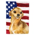 thumbnail image 1 of Carolines Treasures BB9658GF Chihuahua Patriotic Flag Garden Size  Small multicolor, 1 of 3