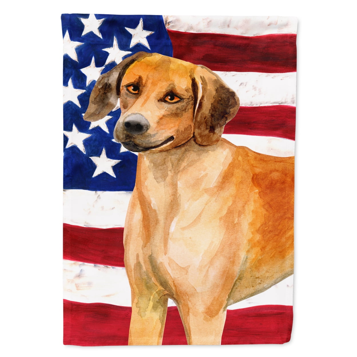 Carolines Treasures BB9676GF Rhodesian Ridgeback Patriotic Flag Garden ...