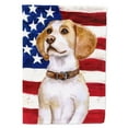 thumbnail image 1 of Carolines Treasures BB9686GF Beagle Patriotic Flag Garden Size  Small multicolor, 1 of 3