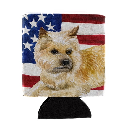 Cairn Terrier Patriotic Can or Bottle Hugger
