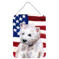thumbnail image 1 of Carolines Treasures BB9701DS1216 Westie Patriotic Wall or Door Hanging Prints 12WX16H multicolor, 1 of 2