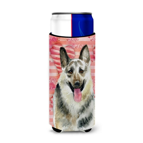 Carolines Treasures BB9736MUK East-European Shepherd Love Michelob Ultra Hugger for slim cans  Slim Can multicolor