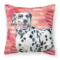 thumbnail image 1 of Carolines Treasures BB9740PW1818 Dalmatian Love Fabric Decorative Pillow  18H x18W multicolor, 1 of 2