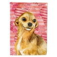 thumbnail image 1 of Carolines Treasures BB9745GF Chihuahua Love Flag Garden Size  Small multicolor, 1 of 2