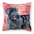 thumbnail image 1 of Carolines Treasures BB9747PW1414 Giant Schnauzer Love Fabric Decorative Pillow  14Hx14W multicolor, 1 of 4