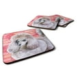 thumbnail image 1 of Carolines Treasures BB9752FC Poodle Love Foam Coaster Set of 4 Red 3 1/2 x 3 1/2 multicolor, 1 of 3