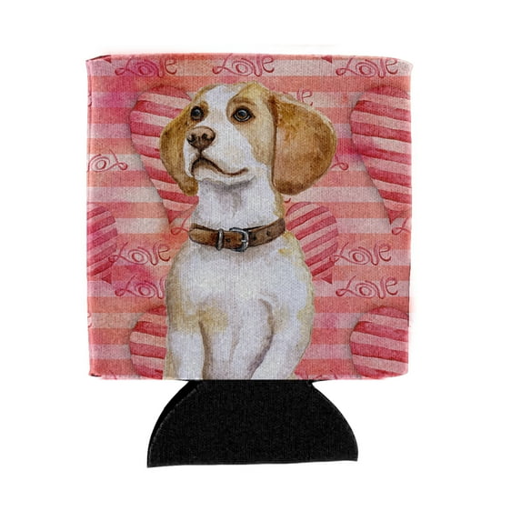 Carolines Treasures BB9773CC Beagle Love Can or Bottle Hugger  Can Hugger multicolor