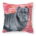 thumbnail image 1 of Carolines Treasures BB9781PW1818 Cane Corso Love Fabric Decorative Pillow  18H x18W multicolor, 1 of 2