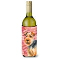 thumbnail image 1 of Carolines Treasures BB9787LITERK Welsh Terrier Love Wine Bottle Beverge Insulator Hugger  Wine Bottle multicolor, 1 of 1