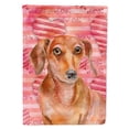 thumbnail image 1 of Carolines Treasures BB9794CHF Red Dachshund Love Flag Canvas House Size  Large multicolor, 1 of 4