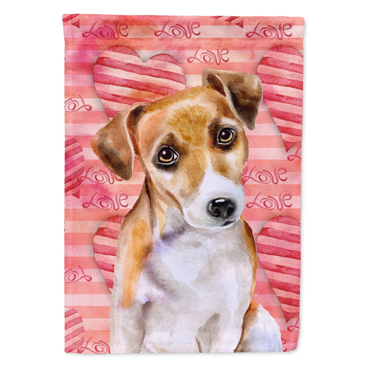 Jack Russell Terrier #2 Love Garden Flag