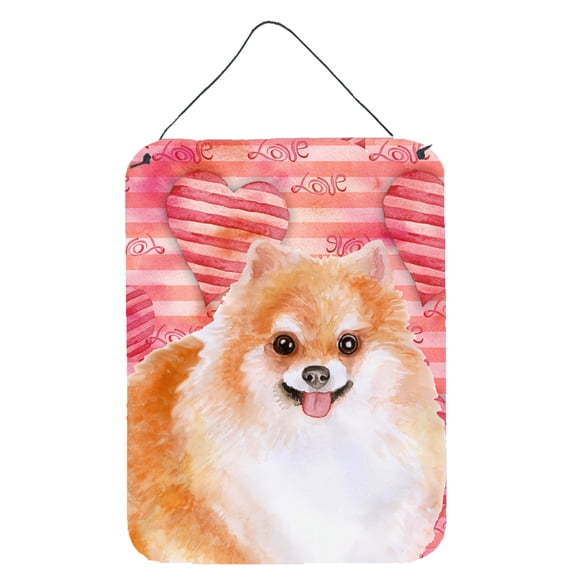 Pomeranian #2 Love Wall or Door Hanging Prints