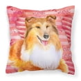 thumbnail image 1 of Carolines Treasures BB9807PW1414 Sheltie Love Fabric Decorative Pillow  14Hx14W multicolor, 1 of 4