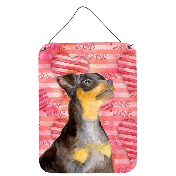Miniature Pinscher #2 Love Wall or Door Hanging Prints