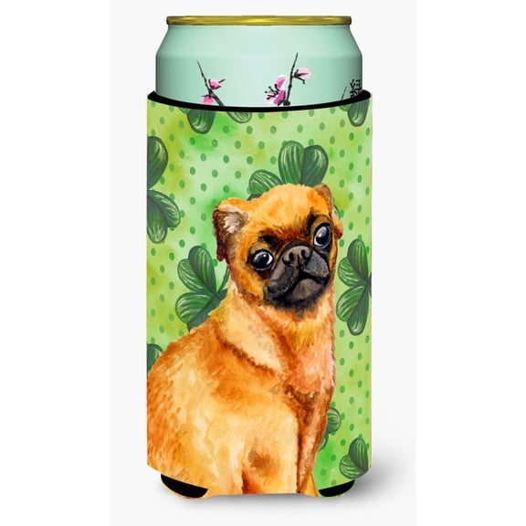 Carolines Treasures BB9841TBC Small Brabant Griffon St Patricks Tall Boy Beverage Insulator Hugger  Tall Boy multicolor