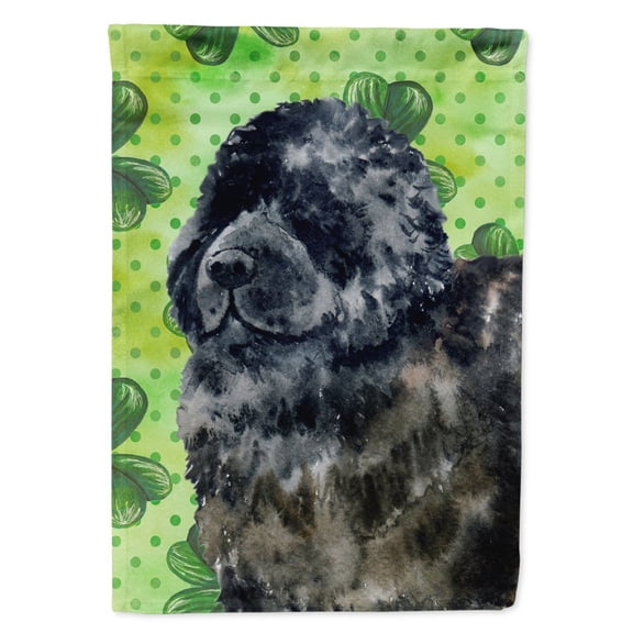 Carolines Treasures BB9845GF Newfoundland St Patricks Flag Garden Size  Small multicolor