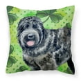 thumbnail image 1 of Carolines Treasures BB9851PW1414 Black Russian Terrier St Patricks Fabric Decorative Pillow  14Hx14W multicolor, 1 of 4
