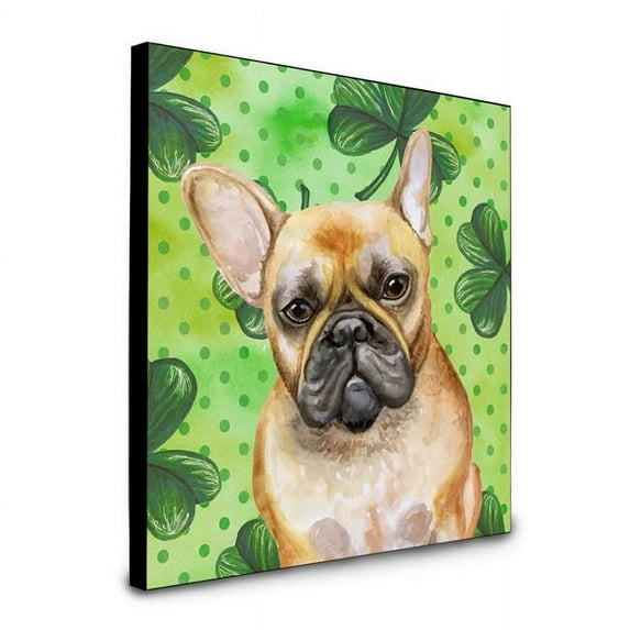 Carolines Treasures BB9862UP88 French Bulldog St Patricks Artwork Panel Wall Decor