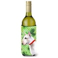 thumbnail image 1 of Carolines Treasures BB9867LITERK Bull Terrier St Patricks Wine Bottle Beverge Insulator Hugger  Wine Bottle multicolor, 1 of 1