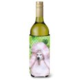 thumbnail image 1 of Carolines Treasures BB9891LITERK White Standard Poodle St Patricks Wine Bottle Beverge Insulator Hugger  Wine Bottle, 1 of 1