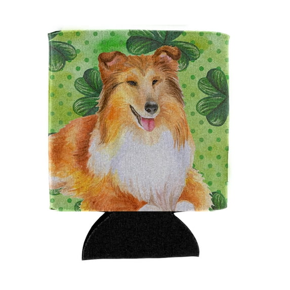 Carolines Treasures BB9894CC Sheltie St Patricks Can or Bottle Hugger Can Hugger multicolor