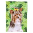thumbnail image 1 of Carolines Treasures BB9897CHF Yorkshire Terrier 2 St Patricks Flag Canvas House Size  Large multicolor, 1 of 4