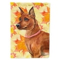 thumbnail image 1 of Carolines Treasures BB9917GF Miniature Pinscher Fall Flag Garden Size  Small multicolor, 1 of 3