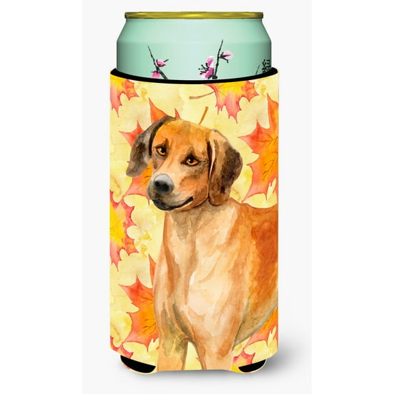 Carolines Treasures BB9937TBC Rhodesian Ridgeback Fall Tall Boy Beverage Insulator Hugger Tall Boy multicolor