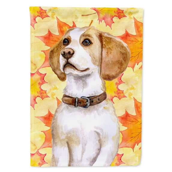 Carolines Treasures BB9947GF Beagle Fall Flag Garden Size  Small multicolor