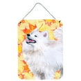 thumbnail image 1 of Carolines Treasures BB9952DS1216 Samoyed Fall Wall or Door Hanging Prints Yellow 12WX16H multicolor, 1 of 2