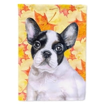 Carolines Treasures BB9971GF French Bulldog Black White Fall Flag Garden Size Small multicolor