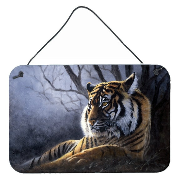 Carolines Treasures BDBA0251DS812 Bengal Tiger by Daphne Baxter Wall or Door Hanging Prints  8x12 multicolor