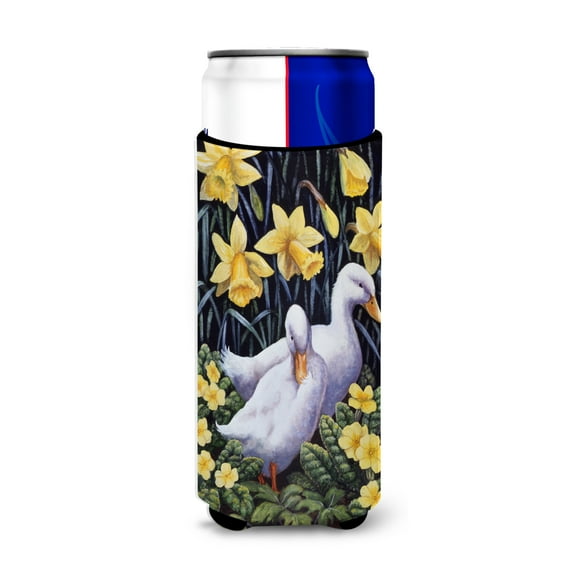 Carolines Treasures BDBA0279MUK Ducks by Daphne Baxter Ultra Beverage Insulators for slim cans  Slim Can multicolor