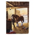 thumbnail image 1 of Cydesdale In The Stable Flag Canvas House Size, 1 of 4