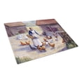 thumbnail image 1 of Carolines Treasures BDBA0352LCB Chicken Hen Feeding Time Glass Cutting Board Large, 12H x 16W, multicolor, 1 of 2