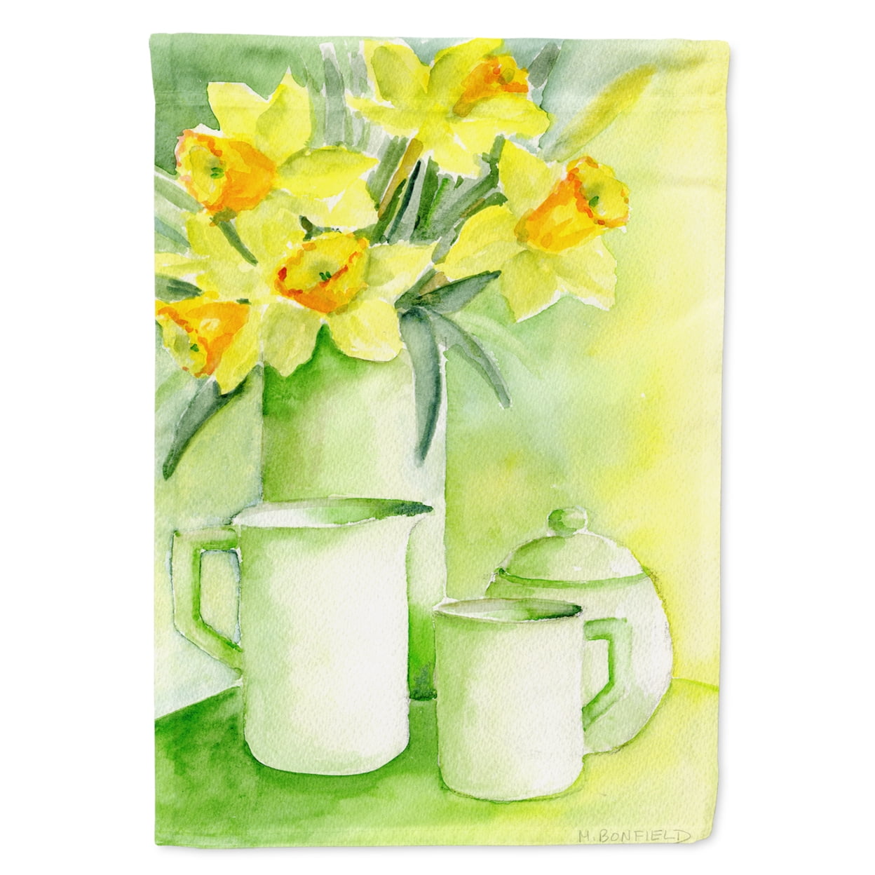 Yellow Daffodils Double-Sided Polyester Garden Flag