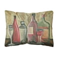 thumbnail image 1 of Carolines Treasures BTBU0168PW1216 Wine by Tiffany Budd Canvas Fabric Decorative Pillow, 12H x16W, multicolor, 1 of 3