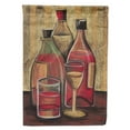 thumbnail image 1 of Carolines Treasures BTBU0169CHF Bottles and Glasses Wine House Flag House Size multicolor, 1 of 4